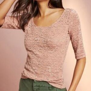 Pure and Good Anthropologie Lace top